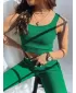 Damen Top DSTREET MY DARLING RY2173 GRÜN