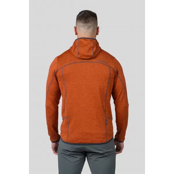  Herren-Sweatshirt HANNAH DAMAR HOODY GEBRANNTE ORANGEMEL 