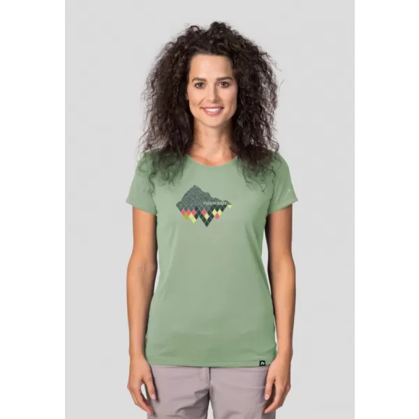  Damen-T-Shirt HANNAH CORDY RAUCHGRÜN 