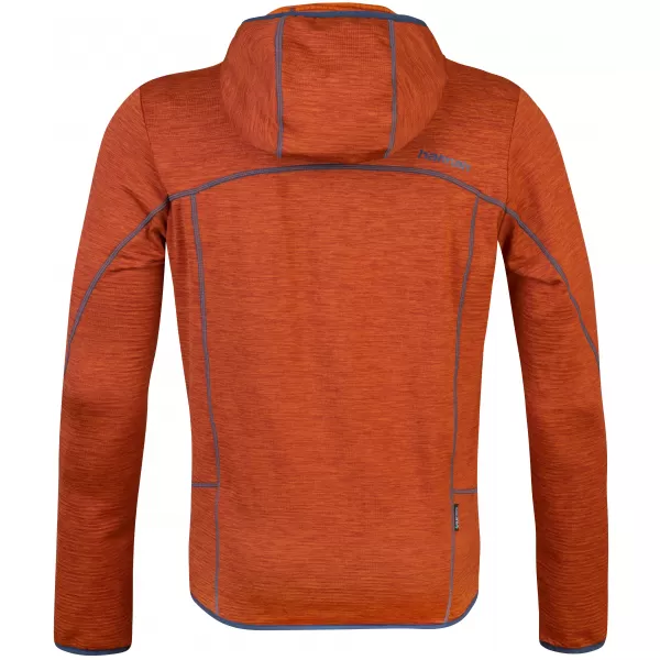  Herren-Sweatshirt HANNAH DAMAR HOODY GEBRANNTE ORANGEMEL 