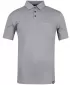 Herren-T-Shirt mit Kragen HANNAH KAJAN STAHLGRAU MEL