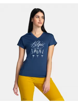 Funktions-T-Shirt für Damen KILPI MERIN-W TL0327KI DUNKELBLAU