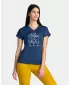 Funktions-T-Shirt für Damen KILPI MERIN-W TL0327KI DUNKELBLAU