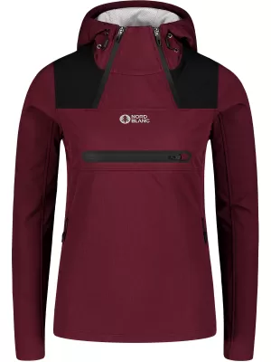 Softshelljacke für Damen NORDBLANC KANGAROO NBSSL7895 ROT