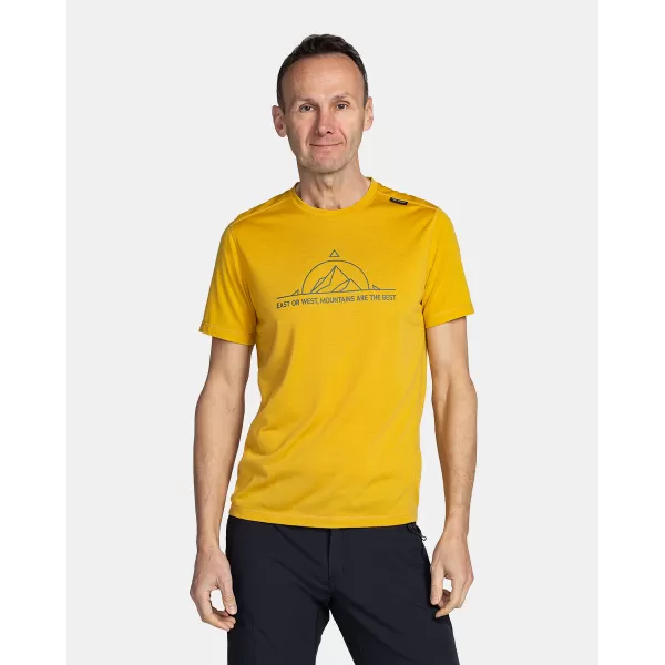 Funktions-T-Shirt für Herren KILPI MERIN-M TM0327KI GOLDEN 