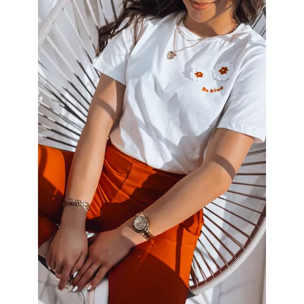  T -Shirt DSTREET BE KIND RY2163 WEIß 