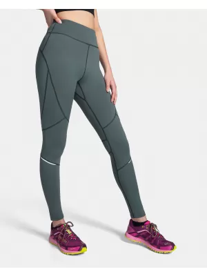 Leggings für Damen KILPI LAMIRAE-W TL0424KI DUNKELGRÜN