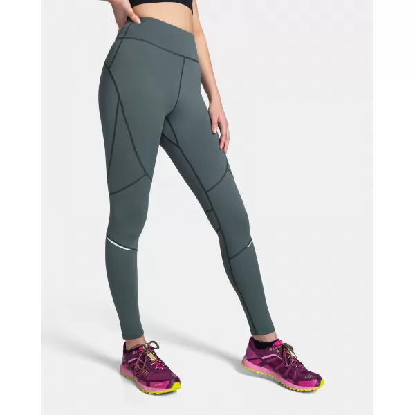  Leggings für Damen KILPI LAMIRAE-W TL0424KI DUNKELGRÜN 