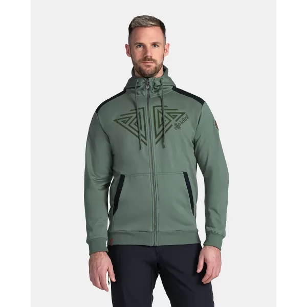  Herren-Sweatshirt KILPI ADELAN-M TM0207KI DUNKELGRÜN 