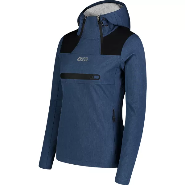  Softshelljacke für Damen NORDBLANC KANGAROO NBSSL7895 BLAU 