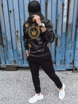Herren -Sweatshirt DSTREET BX5311 SCHWARZ