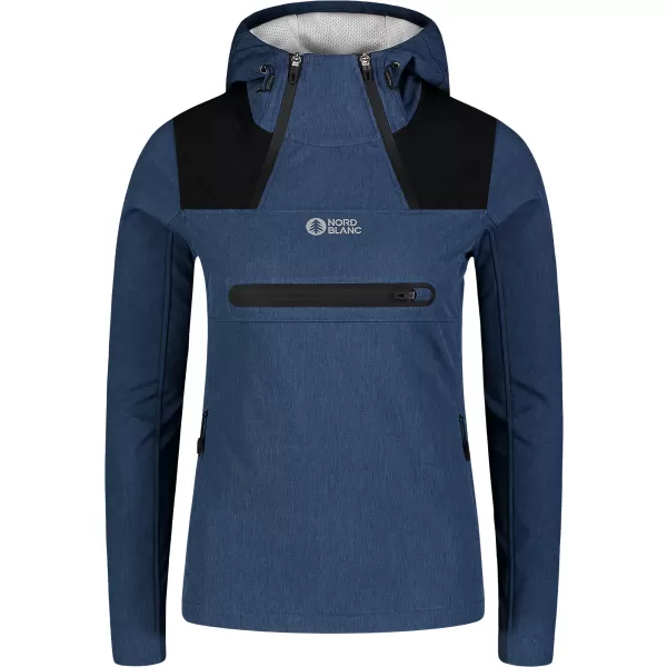  Softshelljacke für Damen NORDBLANC KANGAROO NBSSL7895 BLAU 
