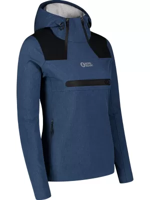 Softshelljacke für Damen NORDBLANC KANGAROO NBSSL7895 BLAU