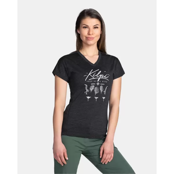  Funktions-T-Shirt für Damen KILPI MERIN-W TL0327KI DUNKELGRAU 