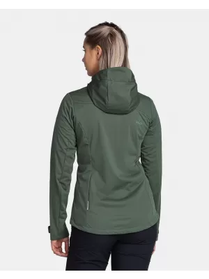 Softshelljacke für Damen KILPI BELTRA-W TL0107KI DUNKELGRÜN