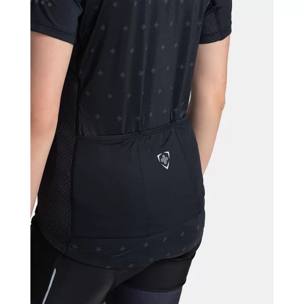  Damen-Radtrikot KILPI MOATE-W TL0354KI SCHWARZ 