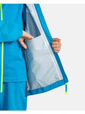 Kinderjacke KILPI DAMIRI-J TJ0518KI MINT/WEIß/TIEFSCHWARZ