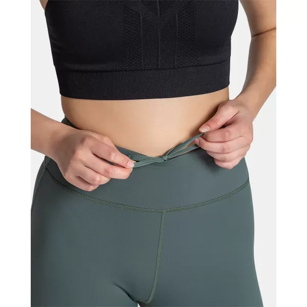  Leggings für Damen KILPI AMIRA-W TL0427KI DUNKELGRÜN 