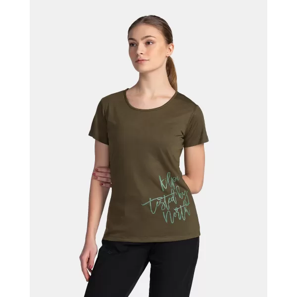  Funktions-T-Shirt für Damen KILPI GAROVE-W TL0316KI DUNKELGRÜN 