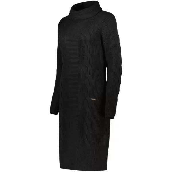  Langer Damenpullover ALTISPORT BELLA SCHWARZ 
