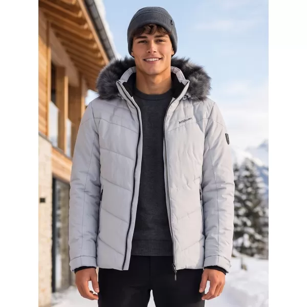  Herren-Winterjacke ALTISPORT BALDER HELLGRAU 