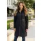 Softshell-Mantel für Damen KIXMI RITA SCHWARZ