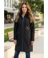 Softshell-Mantel für Damen KIXMI RITA SCHWARZ