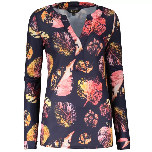  Damen-T-Shirt KIXMI RONDA DUNKELBLAU 