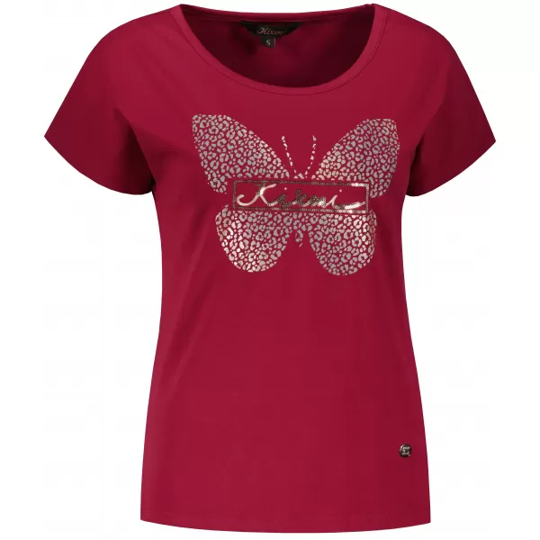  Damen-T-Shirt KIXMI ROSIE BURGUND 