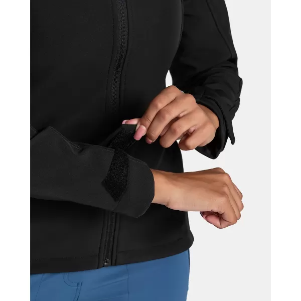  Softshelljacke für Damen KILPI RAVIA-W TL0109KI SCHWARZ 