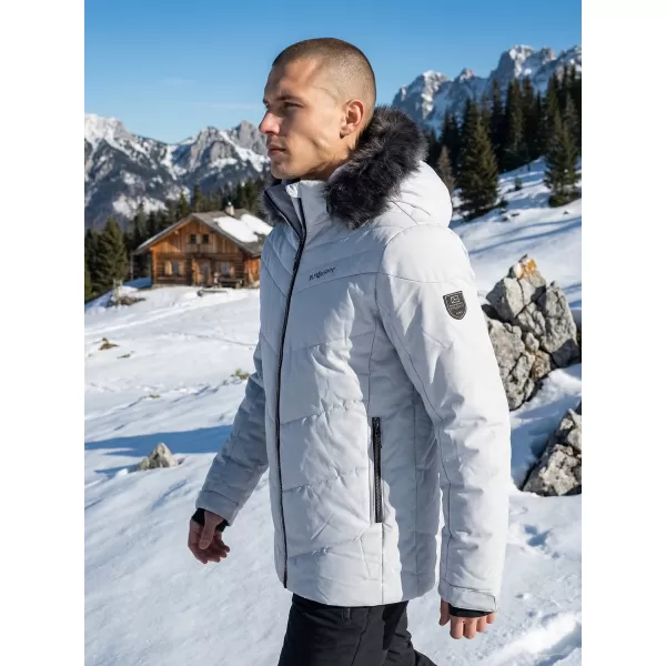  Herren-Winterjacke ALTISPORT BALDER HELLGRAU 