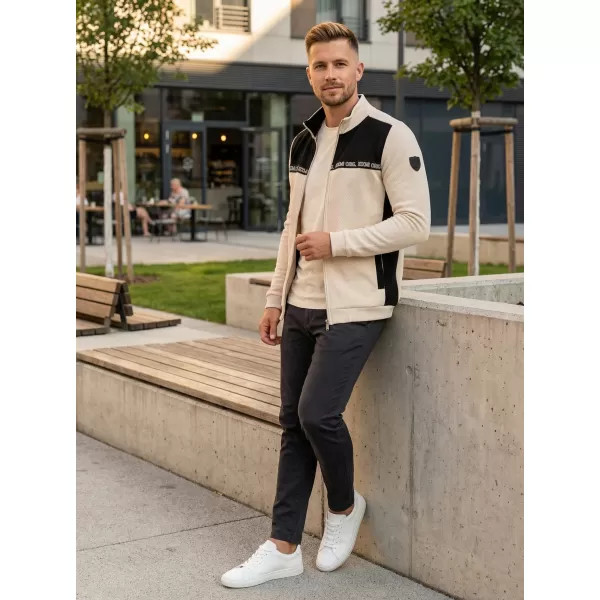  Herren-Sweatshirt KIXMI REUBEN HELL BEIGE 