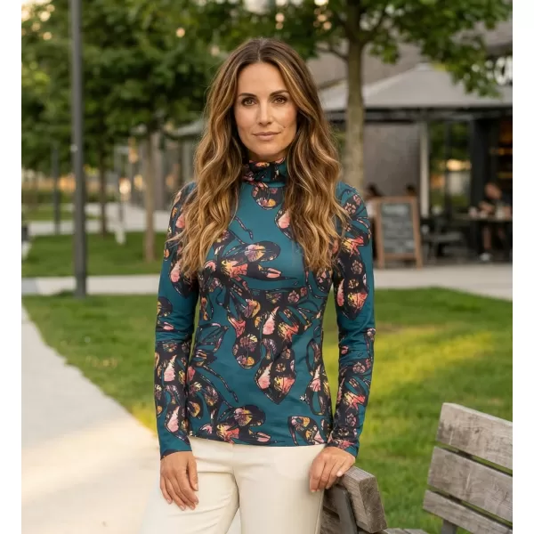  Rollkragenpullover für Damen KIXMI RINA KEROSIN 