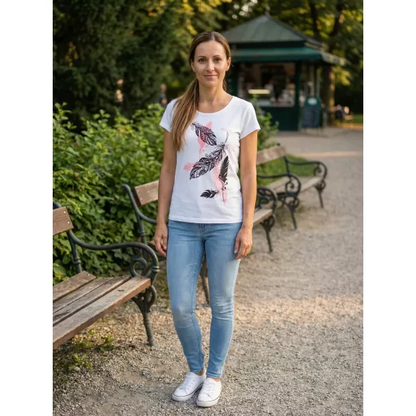  Damen-T-Shirt ALTISPORT ALW178122 WEIß 