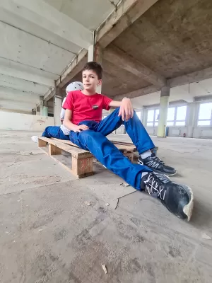 Softshellhose für Kinder WAMU DŽÍNY JEANS