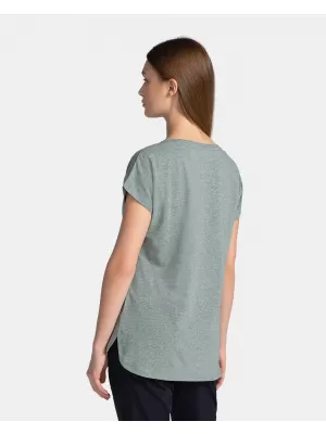 Damen-T-Shirt KILPI NELLIM-W TL0363KI DUNKELGRÜN