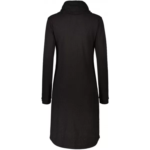  Sweatshirt-Kleid für Damen KIXMI RIVA SCHWARZ 