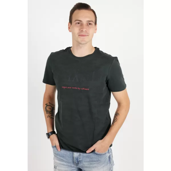  Herren-T-Shirt KIXMI RADLY DUNKELGRAU 