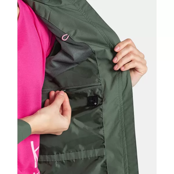  Damenjacke KILPI SONNA-W TL0104KI DUNKELGRÜN 