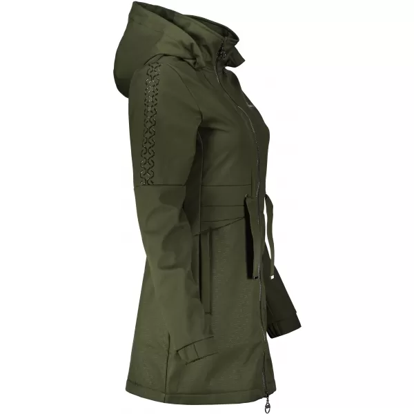  Softshell-Mantel für Damen KIXMI RHODIE MILITÄR 