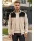 Herren-Sweatshirt KIXMI REUBEN HELL BEIGE