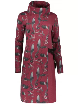 Sweatshirt-Kleid für Damen ALTISPORT BESSIE BURGUND