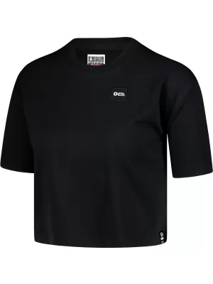 Crop-Top für Damen NORDBLANC CROPTOP NBSLT7819 SCHWARZ