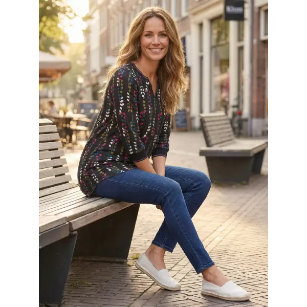  Damen-T-Shirt KIXMI ROSALIA SCHWARZ 