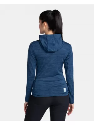 Fleece-Sweatshirt für Damen KILPI SEVELEN-W TL0203KI DUNKELBLAU