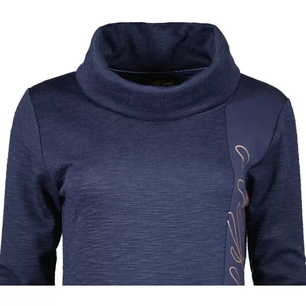  Sweatshirt-Kleid für Damen KIXMI RENIE DUNKELBLAU 