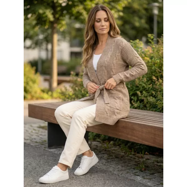  Damenpullover KIXMI RENATA BEIGE-MELANGE 