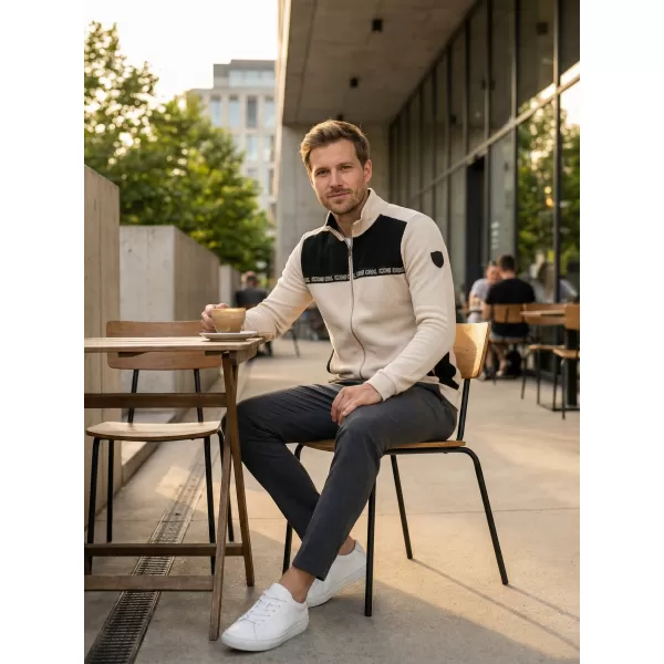  Herren-Sweatshirt KIXMI REUBEN HELL BEIGE 