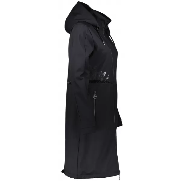  Softshell-Mantel für Damen KIXMI RITA SCHWARZ 