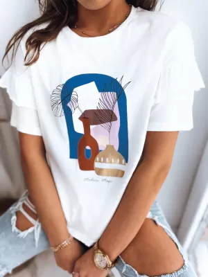 T -Shirt DSTREET MODERM MEGE RY2187 WEIß